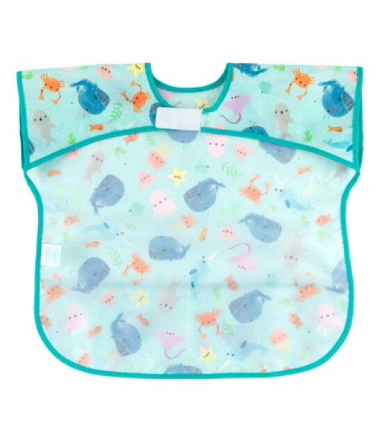 Bumkins Junior Bib Kısa Kollu Önlük // Ocean Life