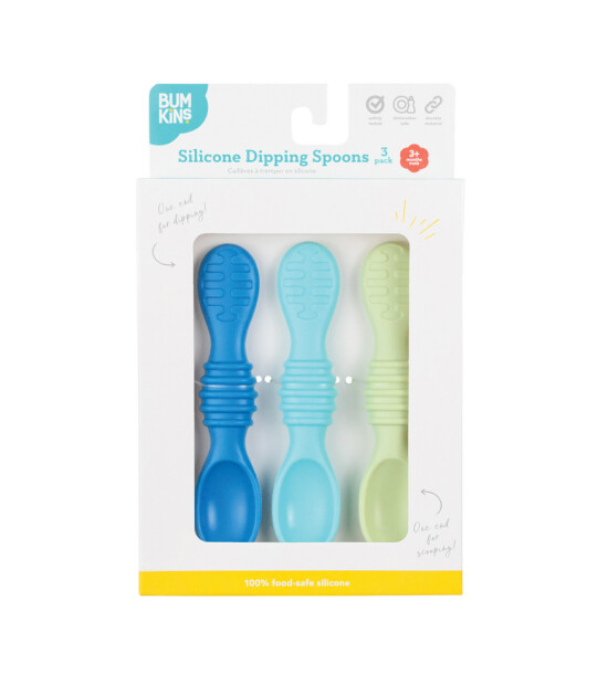 Bumkins Silicone Dipping Spoons - İlk Kaşık Setim // Gumdrop