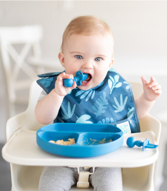 Bumkins Chewtensils İlk Kaşık Çatal Setim // Red