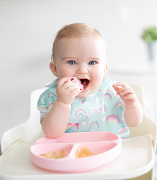 Bumkins Chewtensils İlk Kaşık Çatal Setim // Pink