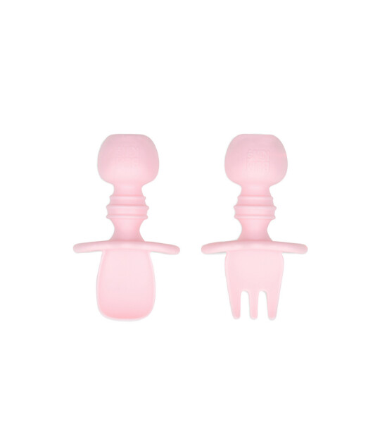 Bumkins Chewtensils İlk Kaşık &Ccedil;atal Setim // Pink