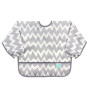 Bumkins Sleeved Bib Uzun Kollu Önlük // Grey Chevron