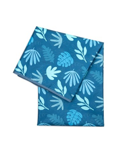 Bumkins Splat Mat - Çok Amaçlı Sızdırmaz Örtü // Blue Tropic