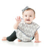 Bumkins SuperBib &Ouml;nl&uuml;k // Gray Chevron