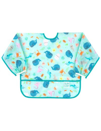 Bumkins Sleeved Bib Uzun Kollu Önlük // Ocean Life
