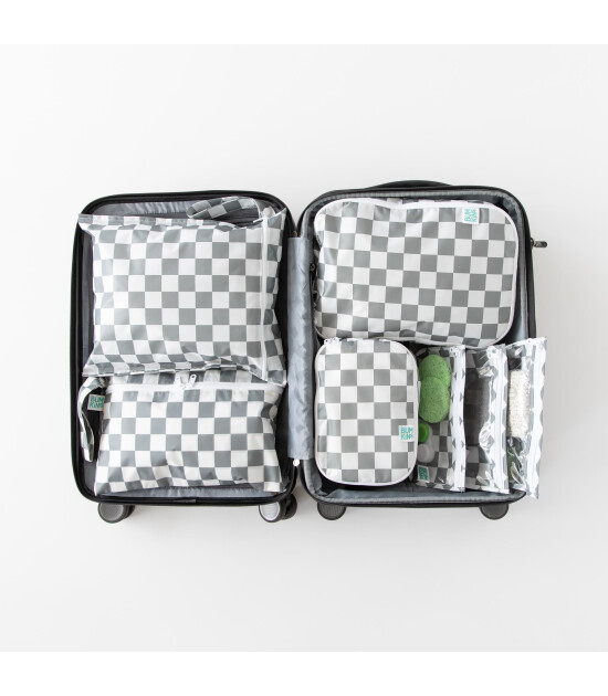 Bumkins Düzenleyici Çanta Seti // Charcoal Check