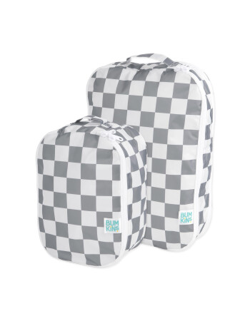 Bumkins D&uuml;zenleyici &Ccedil;anta Seti // Charcoal Check