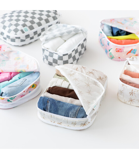 Bumkins Düzenleyici Çanta Seti // Charcoal Check