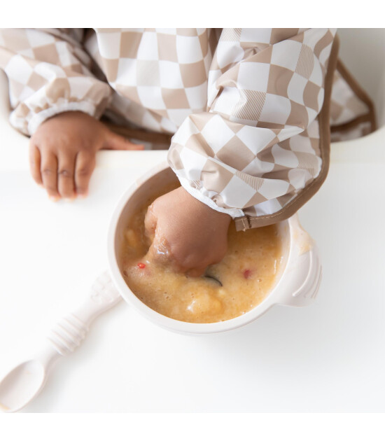 Bumkins Sleeved Bib Uzun Kollu &Ouml;nl&uuml;k // Sand Check