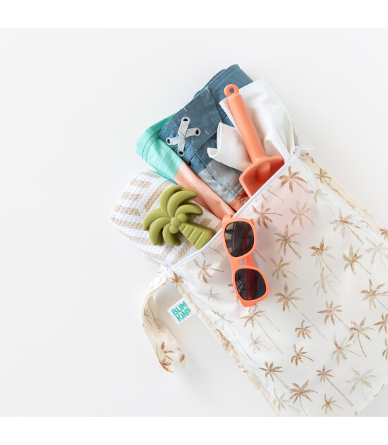 Bumkins Wet/Dry Bag Islak ve Kirli Çantası // Palm Daze