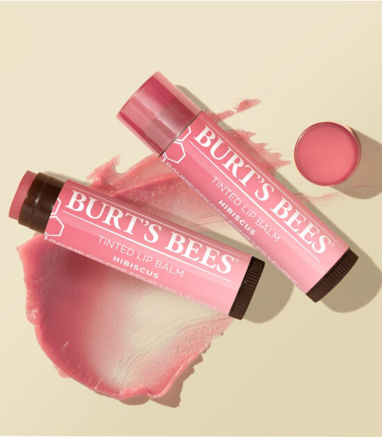 Burt's Bees Renkli Dudak Bakım Kremi // Hibiscus - Gül Kurusu