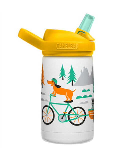 Camelbak Pipetli Çelik Termos Suluk Eddy+ (350 ml) // Biking Dogs