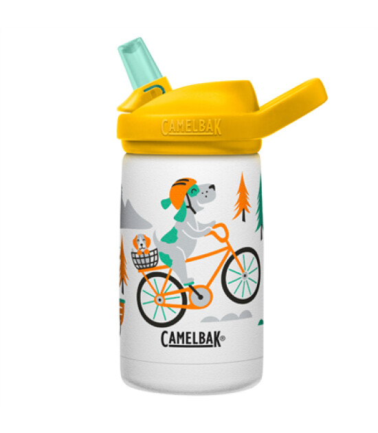 Camelbak Pipetli Çelik Termos Suluk Eddy+ (350 ml) // Biking Dogs