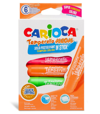 Carioca Temperello Poster Boya Kalemi // Neon (6 Renk)