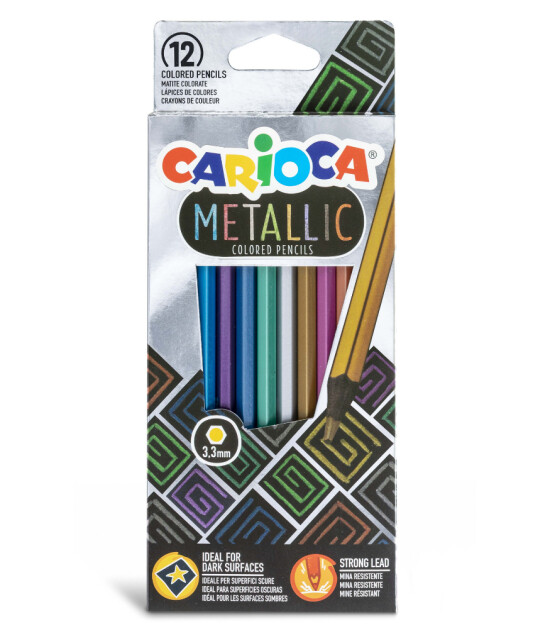 Carioca Kuru Boya Kalemi // Metalik (12 Adet)