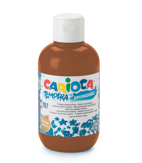 Carioca Süper Yıkanabilir Guaj Boya (250 ml) // Kahverengi