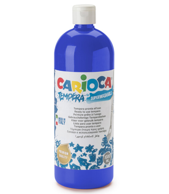 Carioca Süper Yıkanabilir Guaj Boya (1000 ml) // Mavi