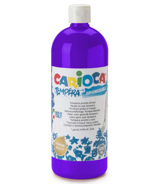 Carioca Süper Yıkanabilir Guaj Boya (1000 ml) // Mor