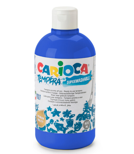 Carioca Süper Yıkanabilir Guaj Boya (500 ml) // Kobalt Mavi