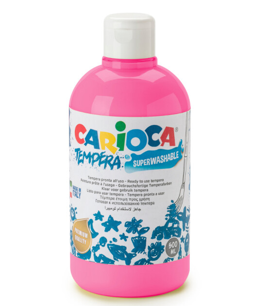 Carioca Süper Yıkanabilir Guaj Boya (500 ml) // Pembe