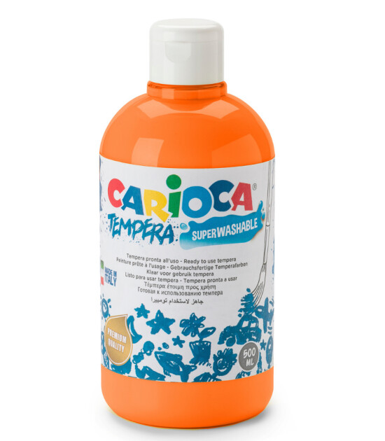 Carioca Süper Yıkanabilir Guaj Boya (500 ml) // Turuncu