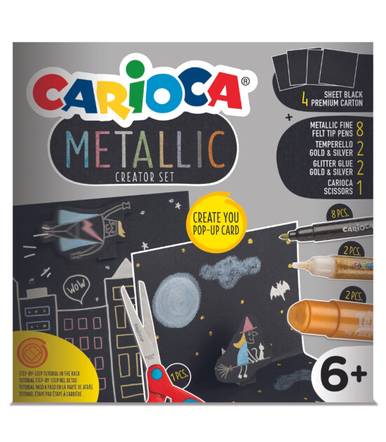Carioca Yaratıcı Boyama ve Aktivite Seti // Metalik