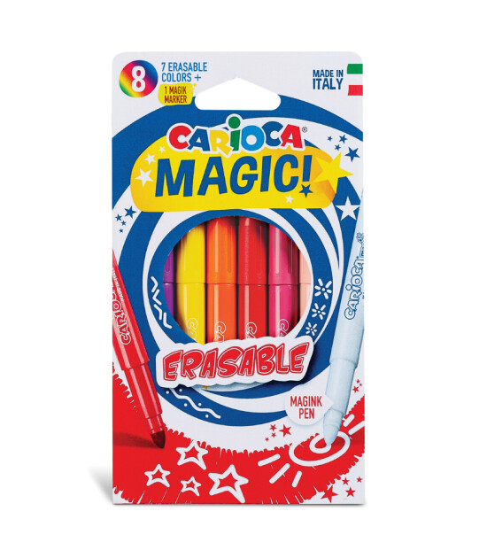 Carioca Renk Değiştiren Keçeli Kalem (7 Renk + 1 Sihirli Kalem)