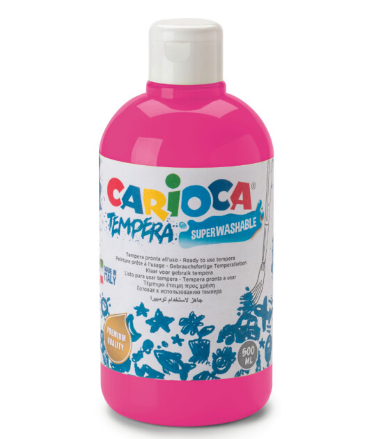 Carioca Süper Yıkanabilir Guaj Boya (500 ml) // Neon Pembe