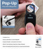 Carson Pop-Up Bas Çıkar Büyüteç Anahtalık (7X)