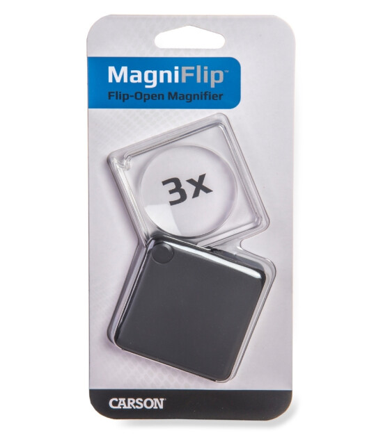 Carson MagniFlip Çevir Çıkar Cep Büyüteci (3X)