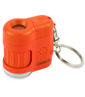 Carson Micromini Led & UV Işıklı Cep Mikroskobu (20X) // Orange