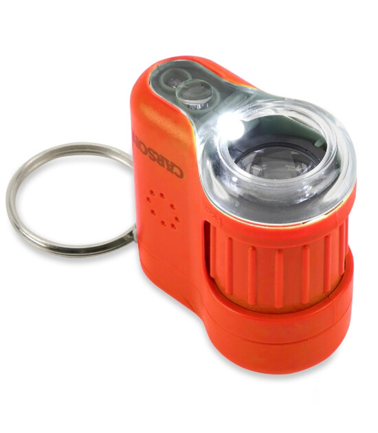 Carson Micromini Led & UV Işıklı Cep Mikroskobu (20X) // Orange