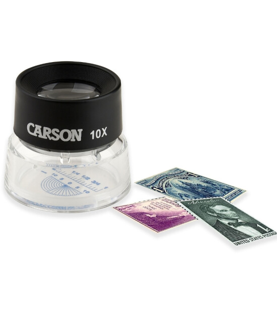 Carson Lumilope Retiküllü Lup Büyüteç (10X)