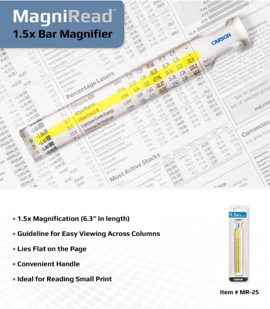 Carson Magniread Okuma Büyüteç Barı (1.5X)