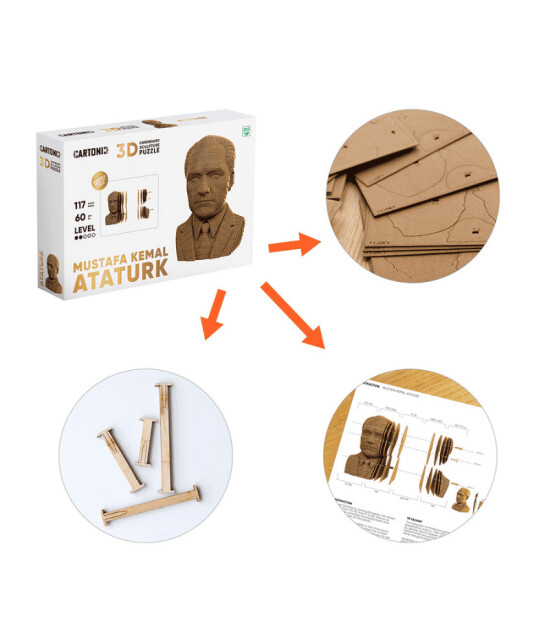Cartonic 3D Puzzle // Mustafa Kemal Atat&uuml;rk