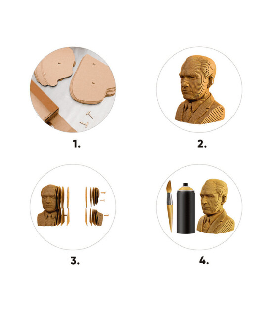 Cartonic 3D Puzzle // Mustafa Kemal Atat&uuml;rk