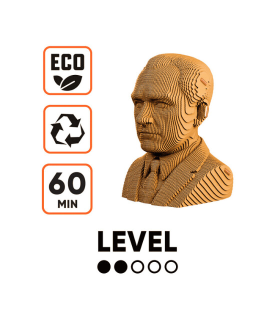 Cartonic 3D Puzzle // Mustafa Kemal Atat&uuml;rk