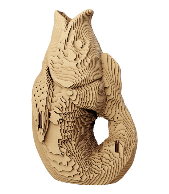 Cartonic 3D Puzzle // Fish Vase