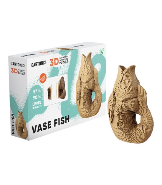 Cartonic 3D Puzzle // Fish Vase