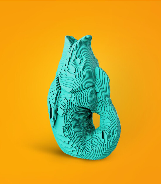 Cartonic 3D Puzzle // Fish Vase