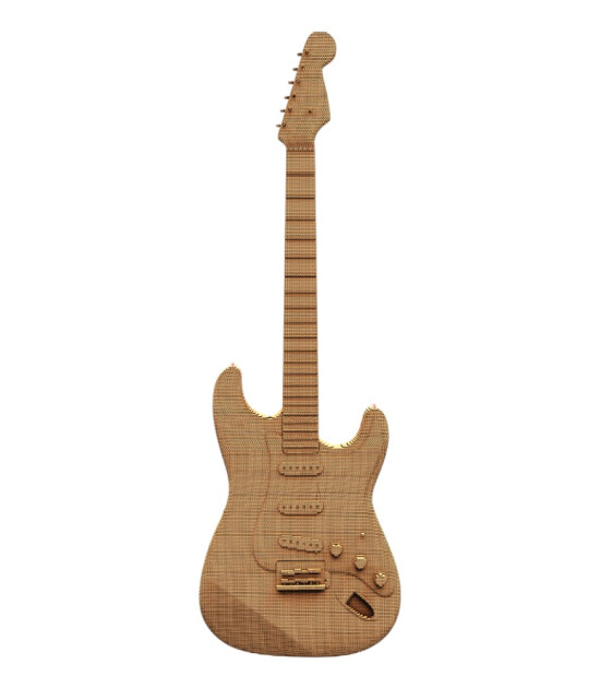 Cartonic 3D Puzzle // Guitar