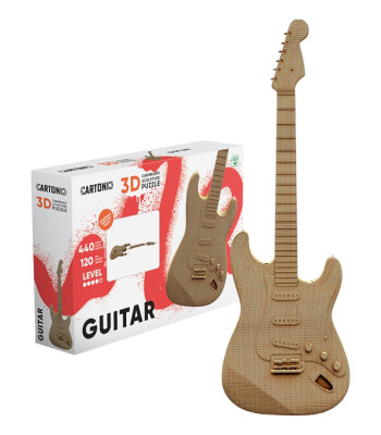 Cartonic 3D Puzzle // Guitar