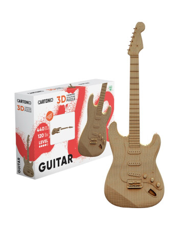 Cartonic 3D Puzzle // Guitar