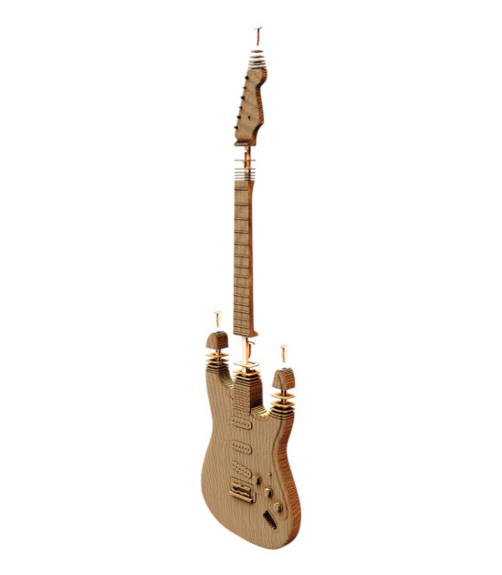 Cartonic 3D Puzzle // Guitar