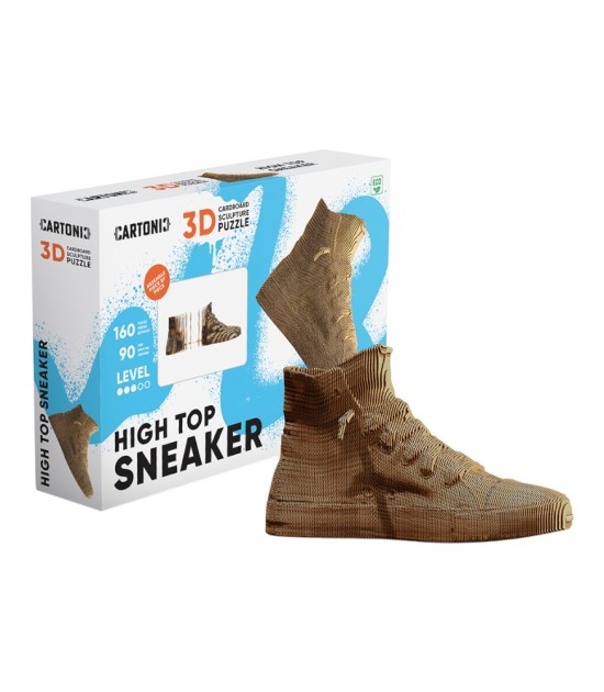 Cartonic 3D Puzzle // High Top Sneaker