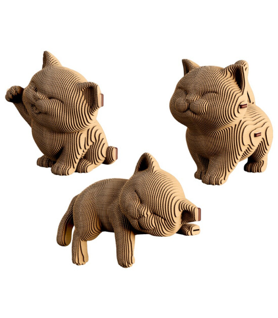 Cartonic 3D Puzzle // Kittens Trio