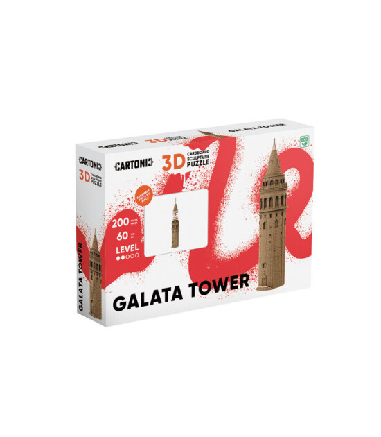 Cartonic 3D Puzzle // Galata Tower