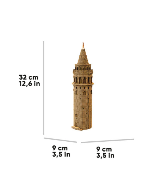 Cartonic 3D Puzzle // Galata Tower