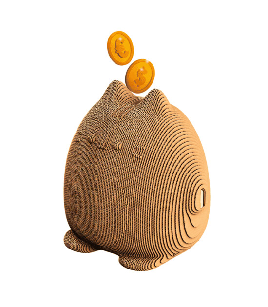 Cartonic 3D Puzzle // Cute Cat Money Bank