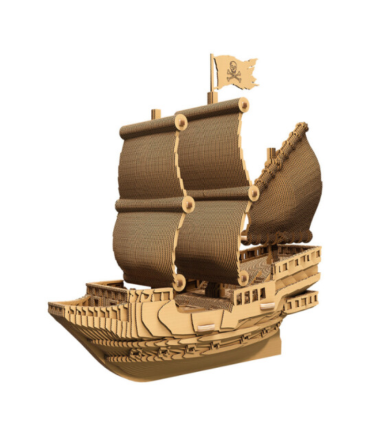 Cartonic 3D Puzzle // Pirate Ship
